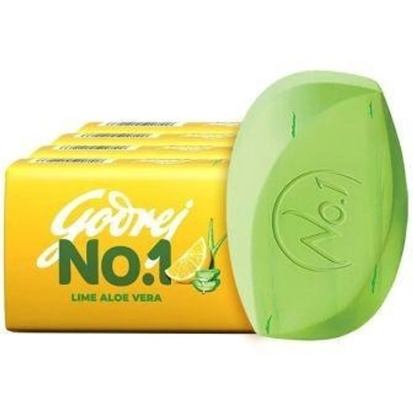 Godrej No.1 Lime and Aloe Vera Soap 150 g (Pack of 4)