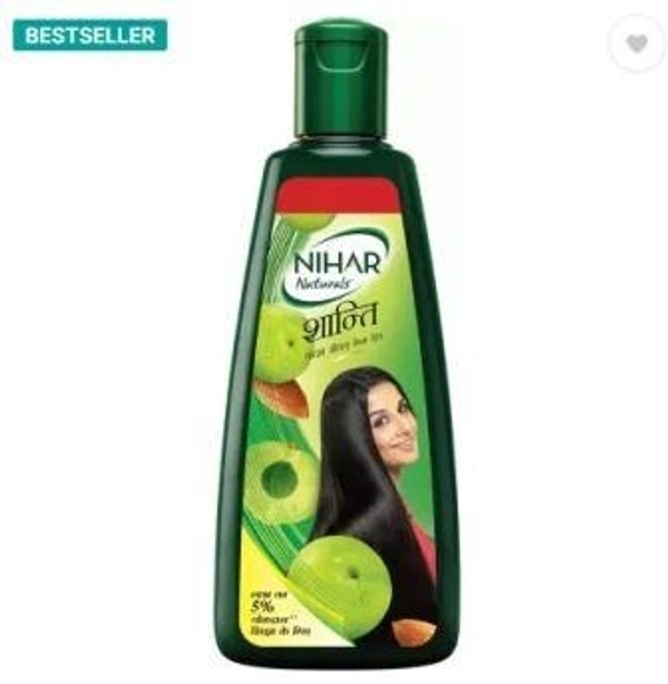 Nihar Naturals Shanti Amla and Badam Hair Oil  (300 ml)