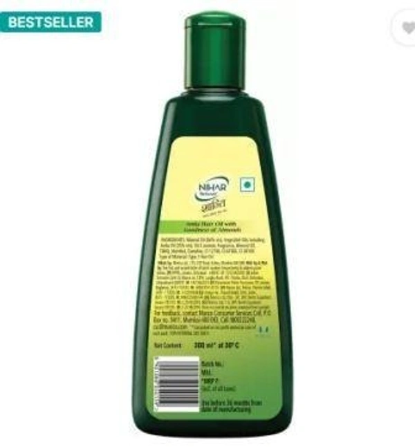 Nihar Naturals Shanti Amla and Badam Hair Oil  (300 ml)