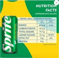 Sprite Carbonated Water Can  (300 ml)