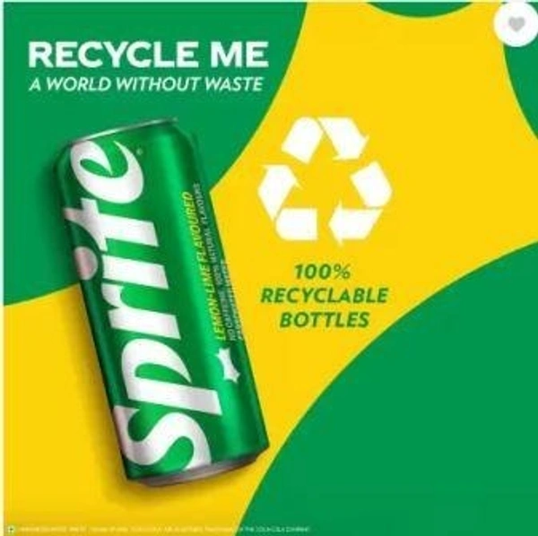 Sprite Carbonated Water Can  (300 ml)