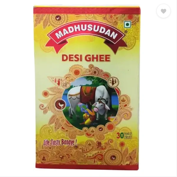 Madhusudan Desi Ghee Carton  (1 L)