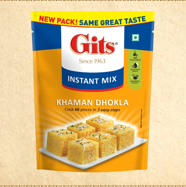 Gits Instant Khaman Dhokla Snack Mix 500 gm