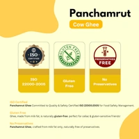 Panchamrut 1 Litre Desi Cow Ghee| Pure Ghee  (Pack  of  1)