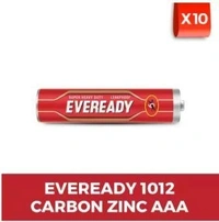 EVEREADY Carbon Zinc AAA Battery  (Pack of 10)