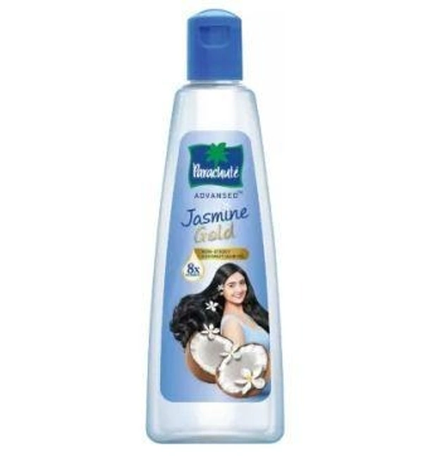 Parachute Advansed Jasmine Gold Non-Sticky Coconut Hair Oil (Nariyal tel)  (300 ml)