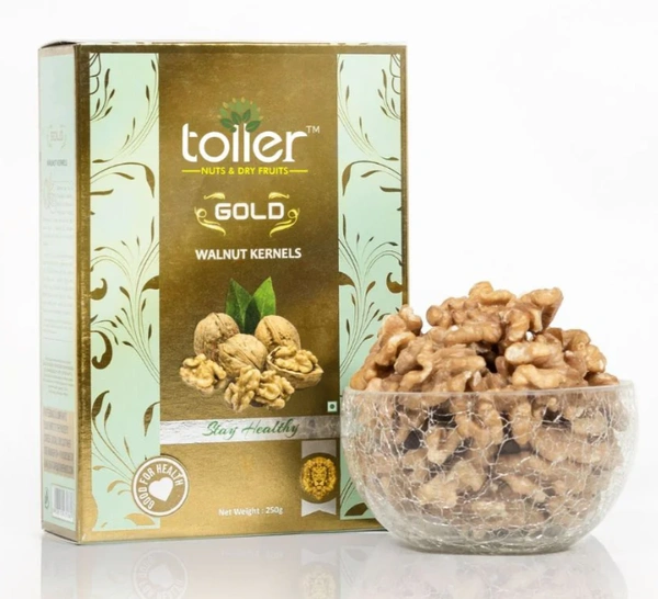 Toller 4 PC Gold Walnut Kernels 250 gm