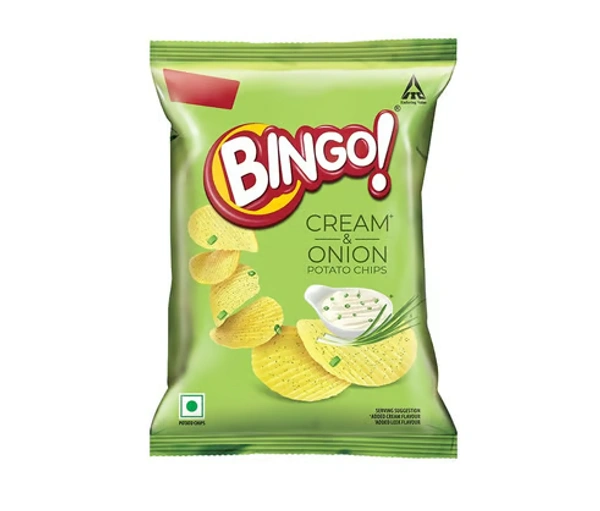 Bingo Cream & Onion Potato Chips 10.5g