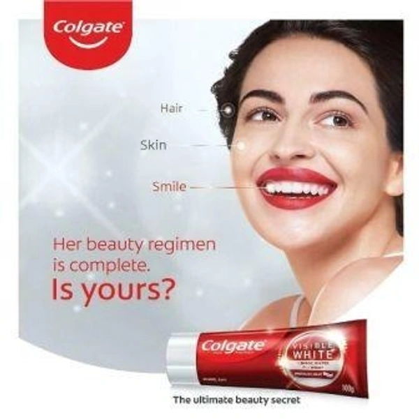 Colgate Visible White Sparkling Mint Toothpaste 100 g (Pack of 2)