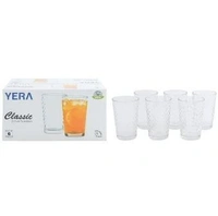 Yera Transparent Glass Set 215 ml 6 pcs (TC8P17)
