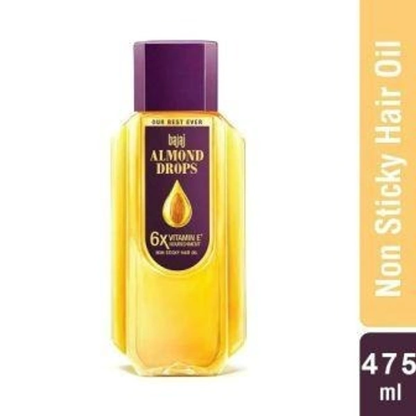 Bajaj Almond Drops Non Sticky Hair Oil 475 ml