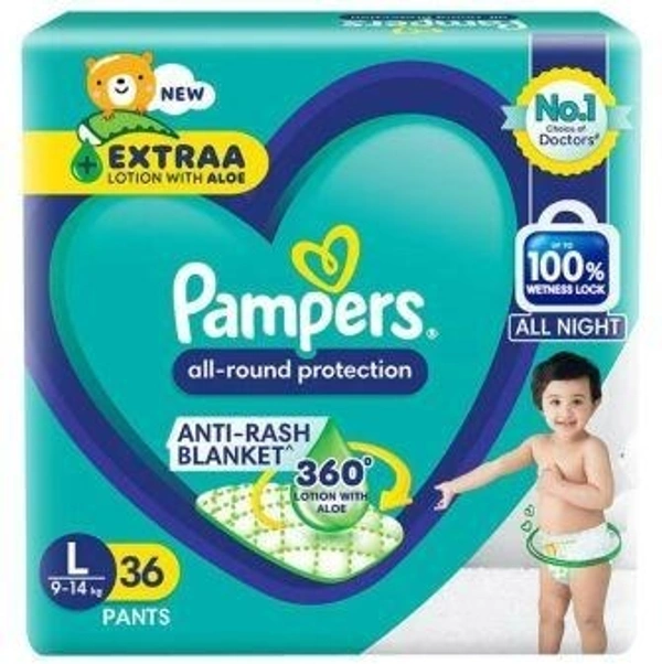 Pampers All Round Protection Pants (L) 36 count (9 - 14 kg)