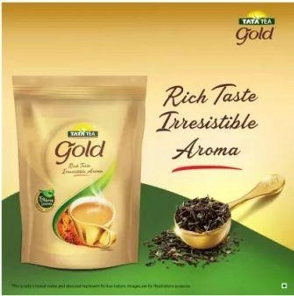 Tata Tea Gold Tea Pouch with 15% Long Leaves (750 g)