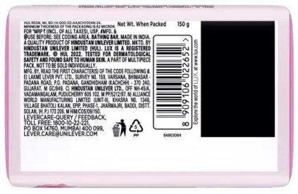 LUX Soft Glow Rose & Vitamin E Beauty Soap Mega Pack (3 x 150 g)