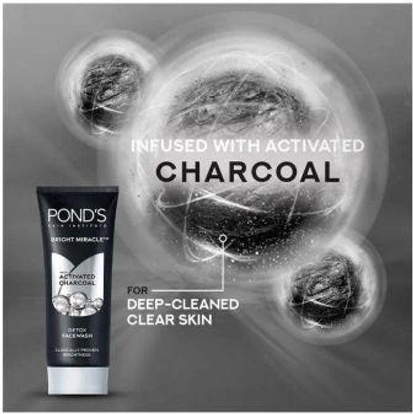 Pond's Pure Detox Anti Pollution Activated Charcoal Face Wash 200 g