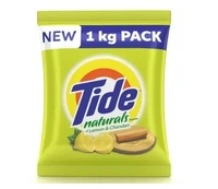 TIDE Naturals Lemon and Chandan Detergent Washing Powder, 1kg