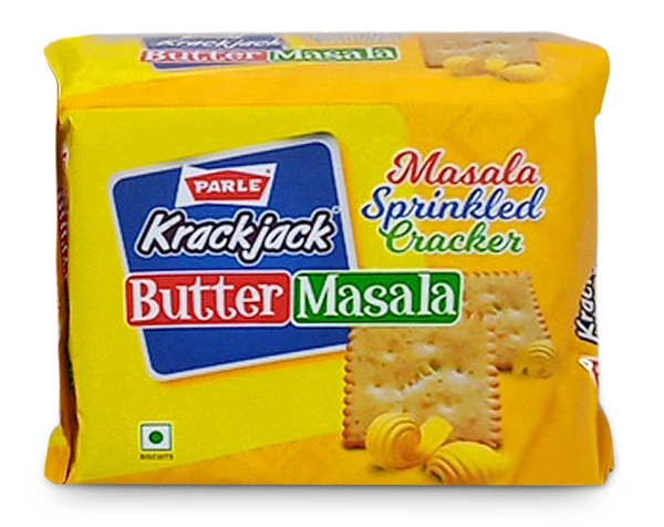 Parle Krackjack Butter & Masala Sprinkled Crackers, 100g