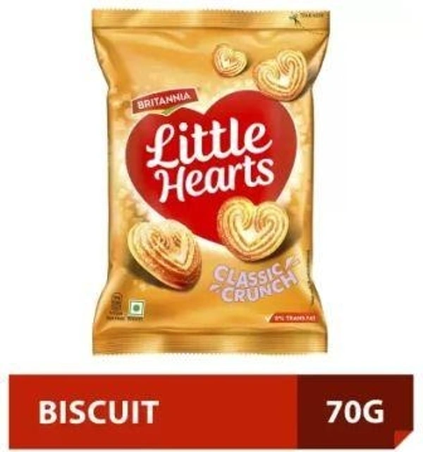 Britannia Little Hearts Classic Crunch (70 g)