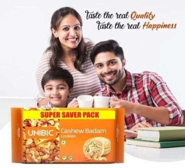 UNIBIC FOODS Cashew Badam Cookies, 500 g