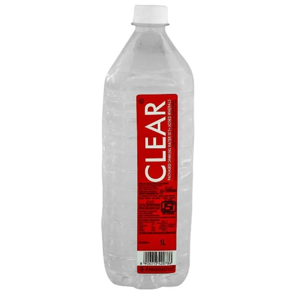 CLEAR Clear Packaged Drinking Water with Added Minerals 1 L