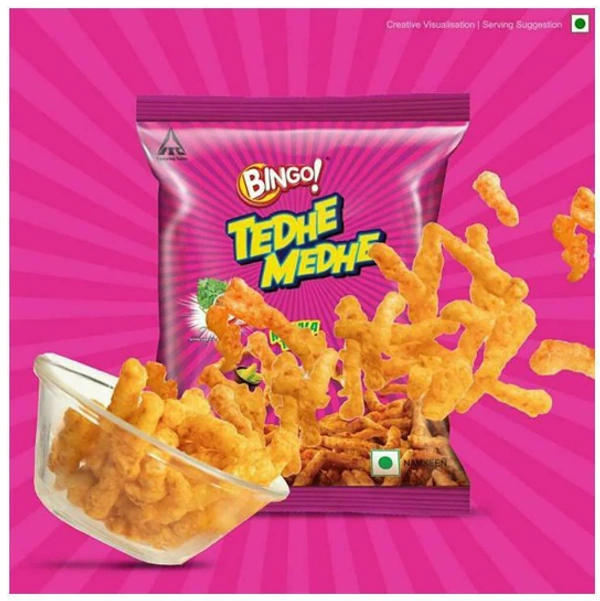 Bingo Masala Tadka Tedhe Medhe 80 g