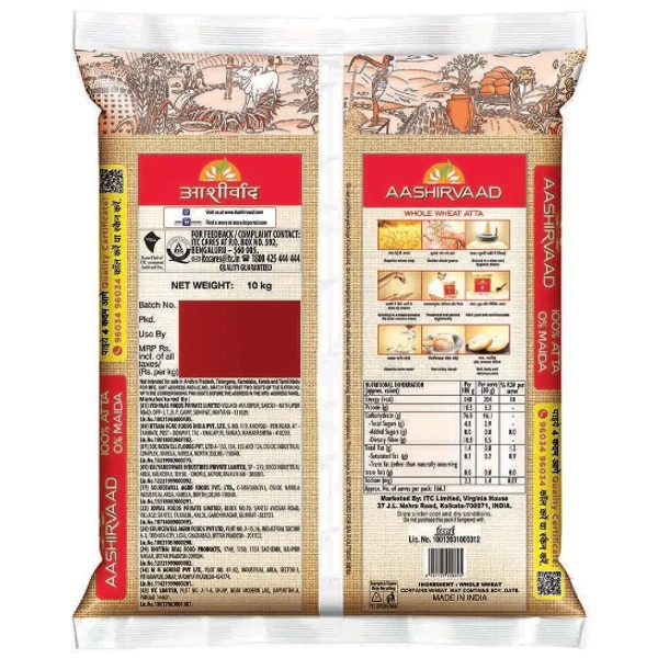 AASHIRVAAD Aashirvaad Shudh Whole Wheat Chakki Atta 10 kg