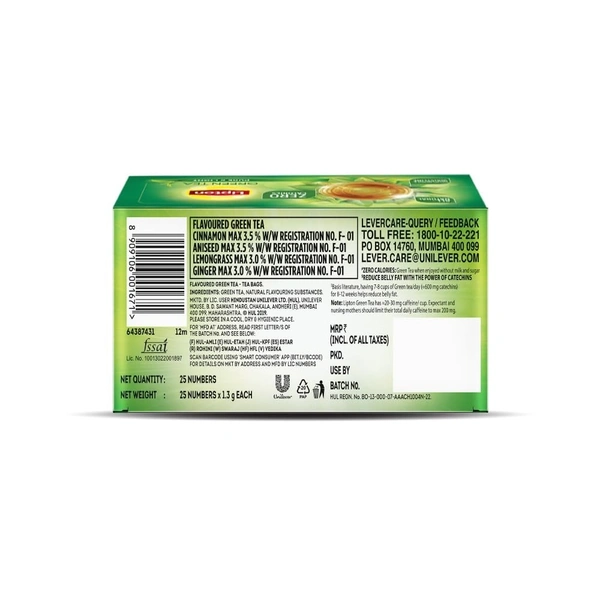 Lipton Lemongrass Ginger I 25  greenTea Bags