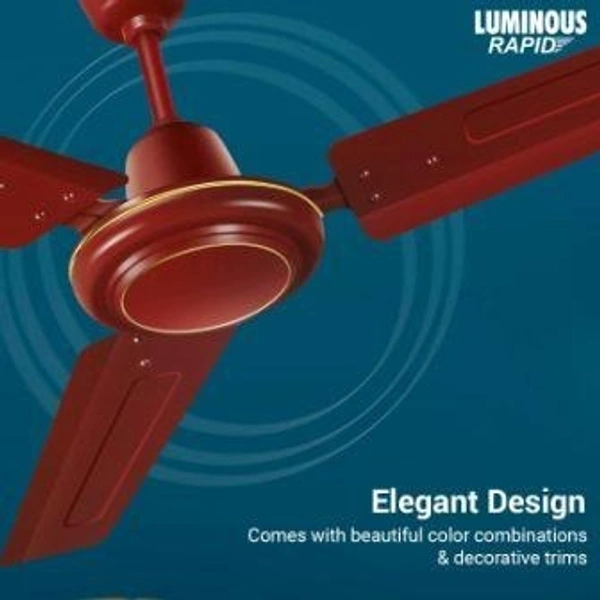 Luminous RR Signature Rapid 1200mm Ceiling Fan (Cherry Red)