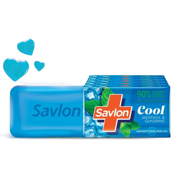Savlon Cool Soap, with Menthol & Glycerin, 600g