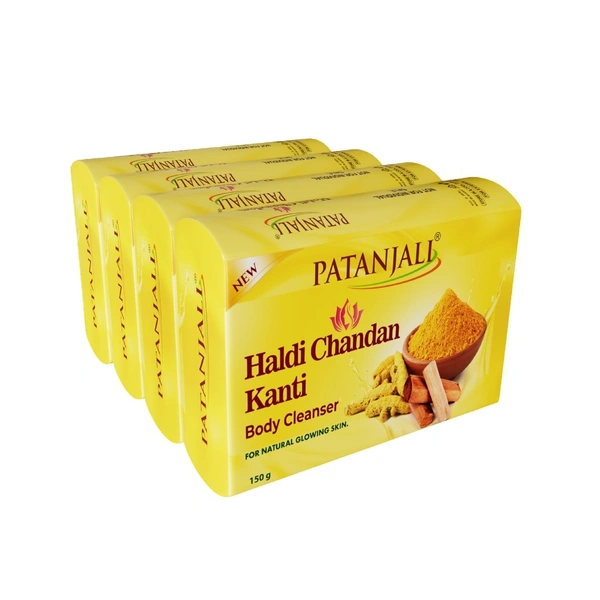 PATANJALI Haldi Chandan Body Cleanser, Hydrating & Refreshing skin  (3 x 150 g)