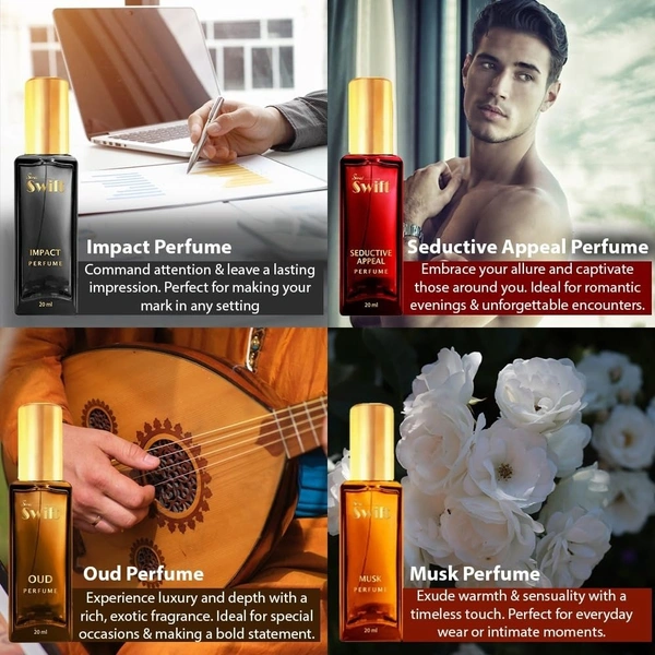 Simco Swift Ultimate Luxury Men's Perfume Gift Set - 4 x 20ml