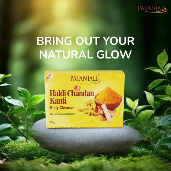 PATANJALI Haldi Chandan Body Cleanser, Hydrating & Refreshing skin  (3 x 150 g)
