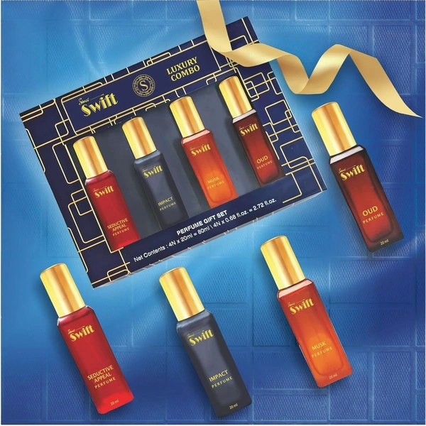 Simco Swift Ultimate Luxury Men's Perfume Gift Set - 4 x 20ml