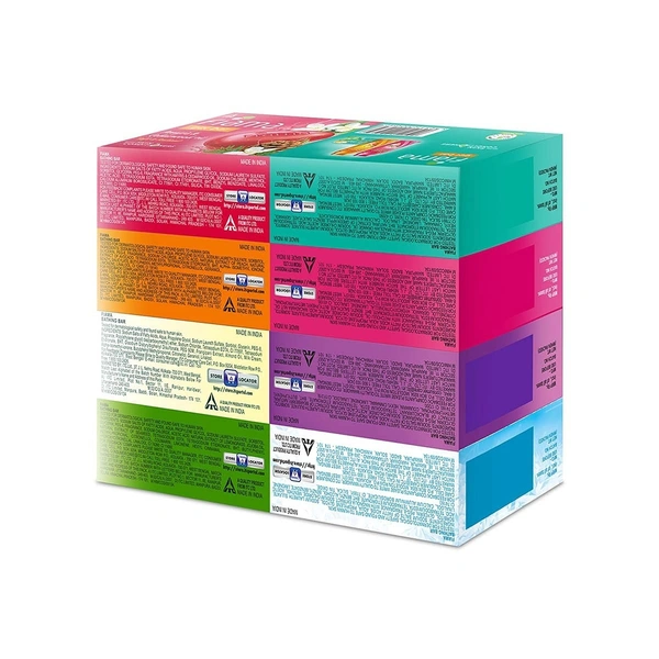 Fiama Mega Celebration pack Multi-variant Gel Bar, 125g (Pack of 8)