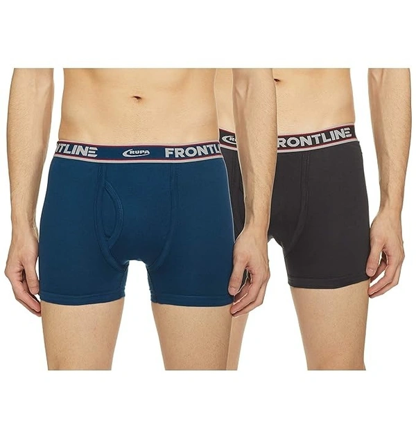 RUPA Frontline Men Trunk, 100% Cotton, Regular Fit,Assorted Colour ,Pack Of 1 - 80'85,90
