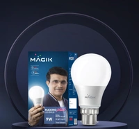MAGIK Maximo Plus LED Bulb 9W (Warm White) 3000K B22 (Pack of 1)