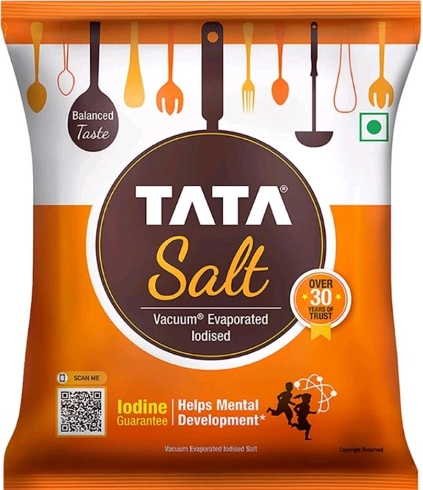TATA Vacuum Evaporated Iodized Salt (Iodine Namak)  (1 kg)