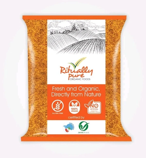 Ritually Pure 100% Organic | Jaggery Powder | Gudiya Shakkar | Made from Organic Cane|450g*2|900g