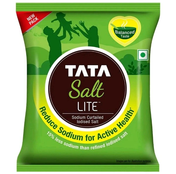 Tata Lite Sodium Curtailed Iodised Salt 1 kg