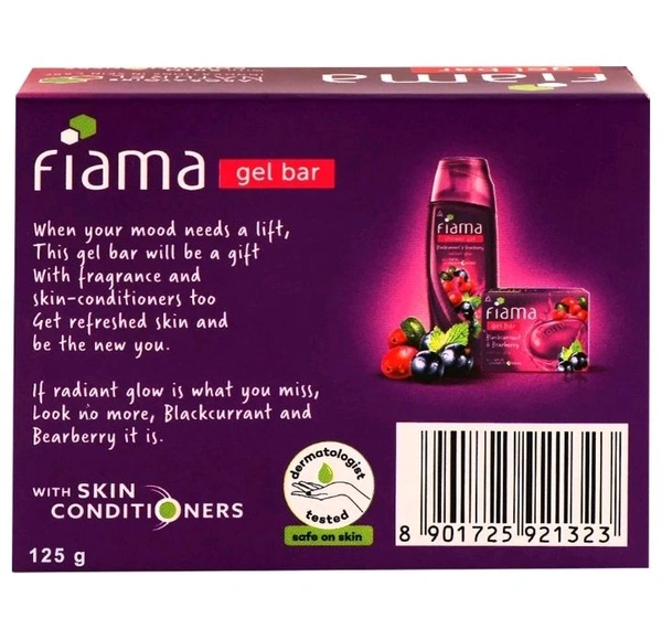 Fiama Bearberry & Blackcurrant Gel Bar 125 g