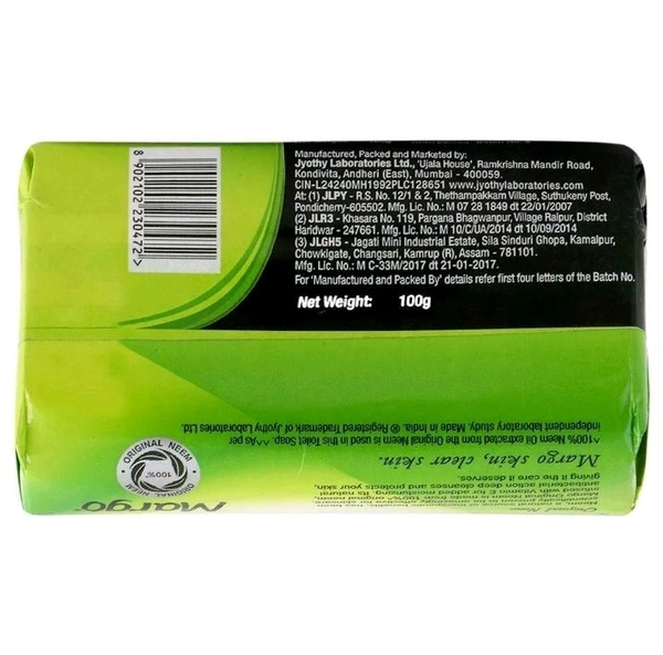Margo 100% Original Neem Soap with Vitamin E 100 g