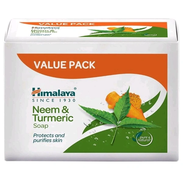 Himalaya Neem & Turmeric Soap 75 g (Pack of 4)
