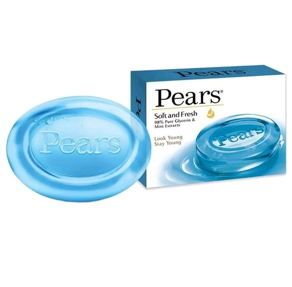 Pears Soft & Fresh Bar with Glycerin & Mint Extracts 125 g