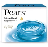 Pears Soft & Fresh Bar with Glycerin & Mint Extracts 125 g