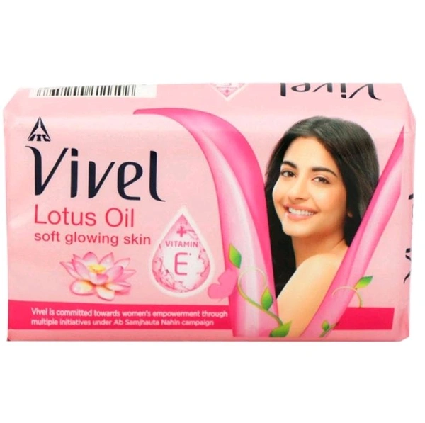 Vivel Lotus Oil Soft Glowing Skin Vitamin E Soap 150 g
