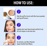 BLUE HEAVEN Flawless Finishing Powder (Dark Tan, 7.50g)