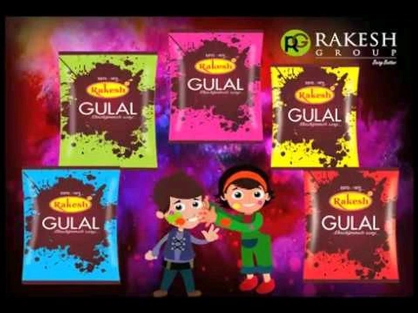 Rakesh Gulal Abir Blue