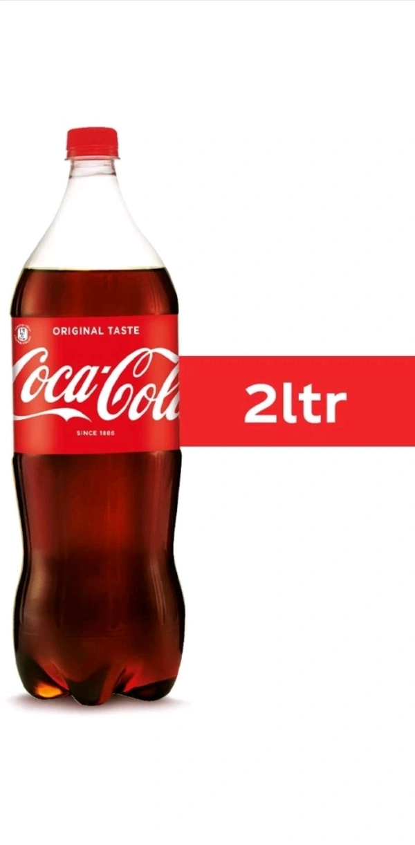 Coca-Cola Original Taste Soft Drink PET Bottle  2 L Chilled