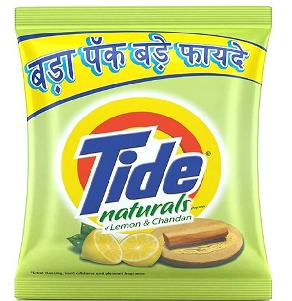 TIDE Naturals Lemon and Chandan Detergent Washing Powder, 1kg