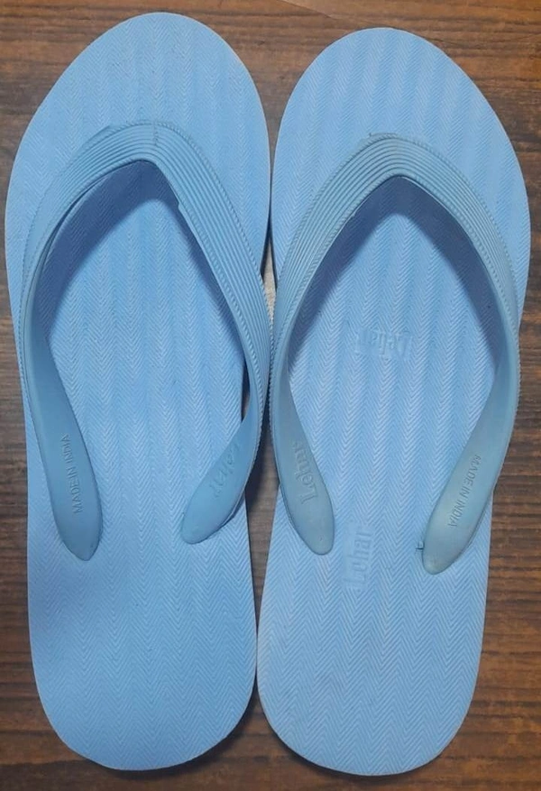 LEHAR Women Flat Chappal size 7 - SKY BLUE